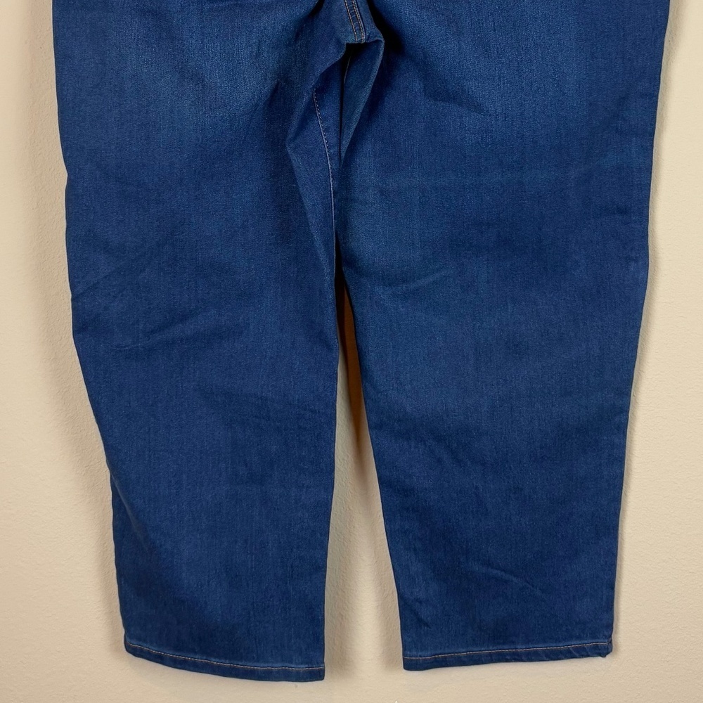 NWT Time and Tru Relaxed Fit Stretch Cotton Blend Denim Jeans; Size XL Petite - Picture 9 of 13